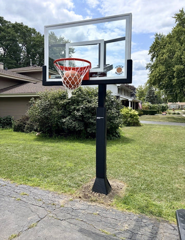 PROforce 54 basketball hoop installed by Fenceworks in Palatine, IL