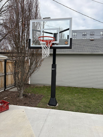 PROforce 554 basketball hoop installed by Fenceworks in Chicago, IL