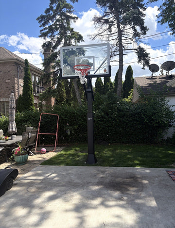 PROforce 554 basketball hoop installed by Fenceworks in Chicago, IL