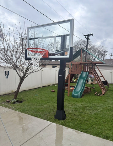 PROforce 60 basketball hoop installed by Fenceworks in Morton Grove, IL