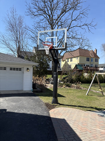 PROforce 660 basketball hoop installed by Fenceworks in Elgin, IL