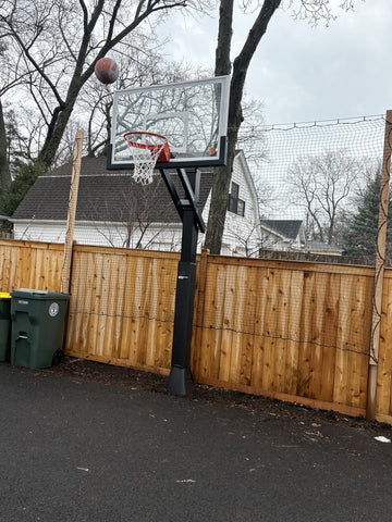 PROforce 660 basketball hoop installed by Fenceworks in Evanston, IL