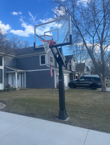 PROforce 660 basketball hoop installed by Fenceworks in Glenview, IL