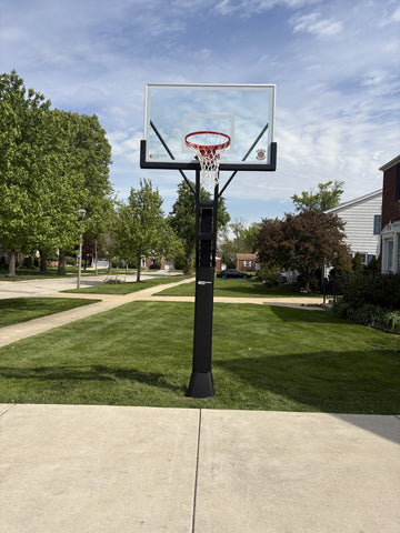PROforce 660 basketball hoop installed by Fenceworks in Park Ridge, IL