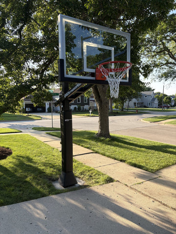PROview 554 basketball hoop installed by Fenceworks in Mount Prospect, IL
