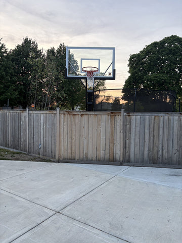 PROview 660 basketball hoop installed by Fenceworks in Barrington, IL