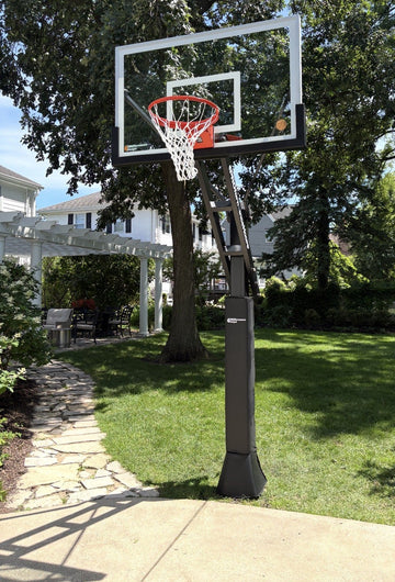 PROview 660 basketball hoop installed by Fenceworks in Glen Ellyn, IL