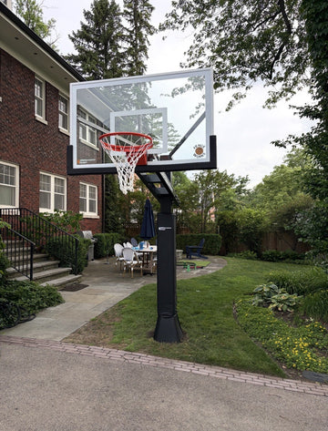 PROview 660 basketball hoop installed by Fenceworks in Glencoe, IL
