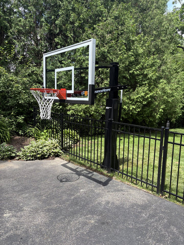 PROview 660 basketball hoop installed by Fenceworks in Highland Park, IL