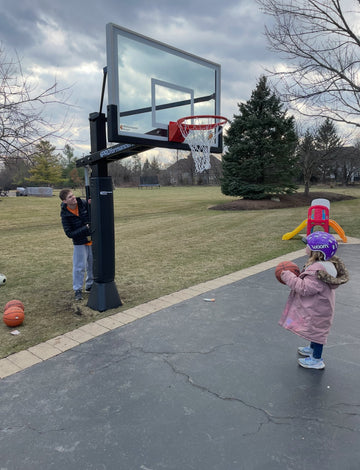 PROview 660 basketball hoop installed by Fenceworks in Lake Zurich, IL