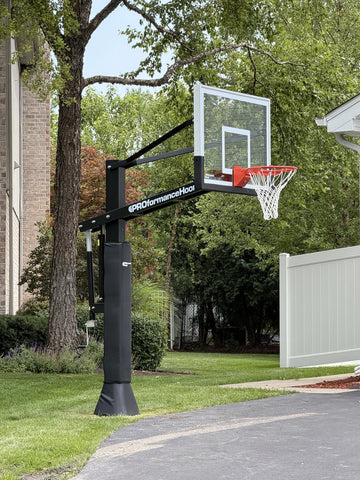PROview 660 basketball hoop installed by Fenceworks in Northbrook, IL