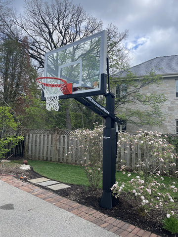 PROview 660 basketball hoop installed by Fenceworks in Palatine, IL