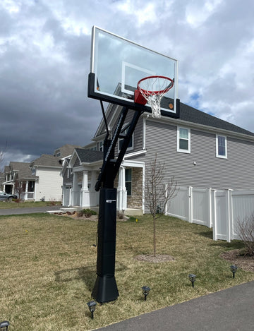PROview 660 basketball hoop installed by Fenceworks in Plainfield, IL