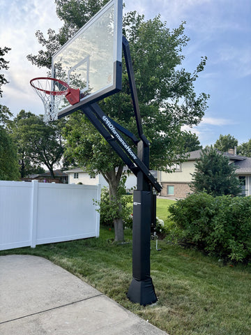 PROview 672 basketball hoop installed by Fenceworks in Orland Park, IL