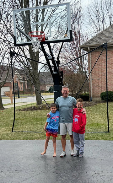 PROview 672 basketball hoop installed by Fenceworks in Riverwoods, IL