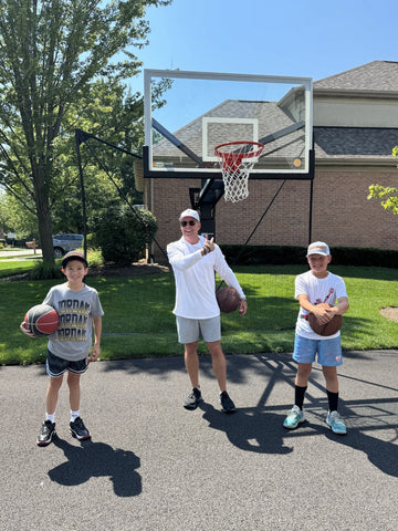 PROview 672 basketball hoop installed by Fenceworks in Riverwoods, IL
