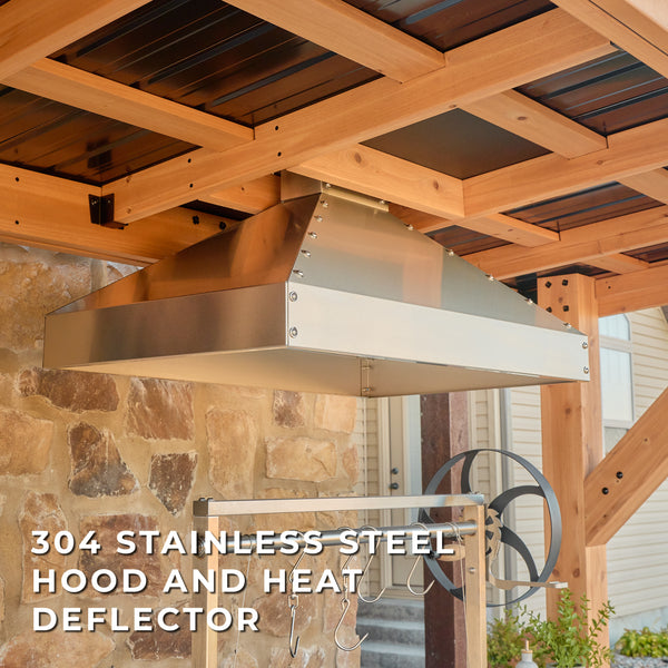Timber Rock Outdoor Argentine Grill Cook Station – view 6