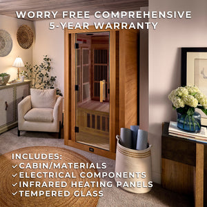 Rylan Indoor Infrared Sauna – 1 Person – view 2