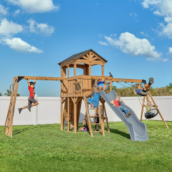 Dover Bay Swing Set with Monkey Bars – Swing Set
