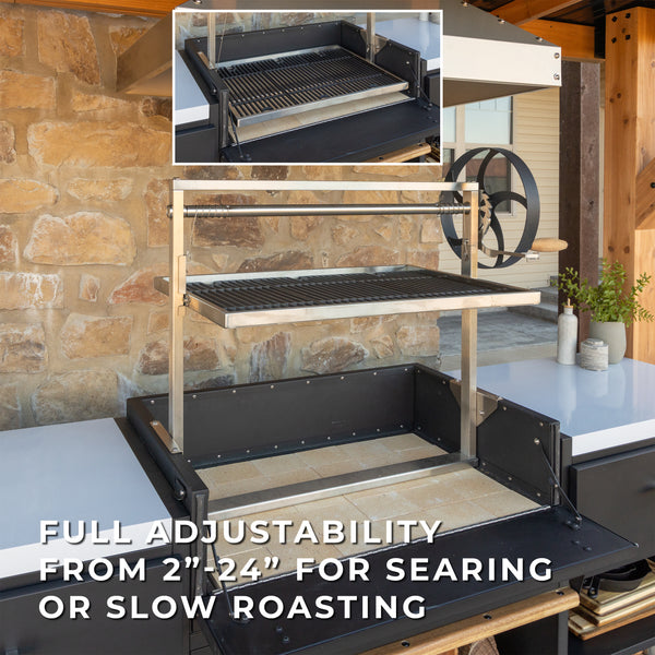 Timber Rock Outdoor Argentine Grill Cook Station – view 5