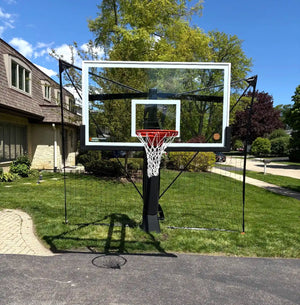 Recent basketball hoop installation
