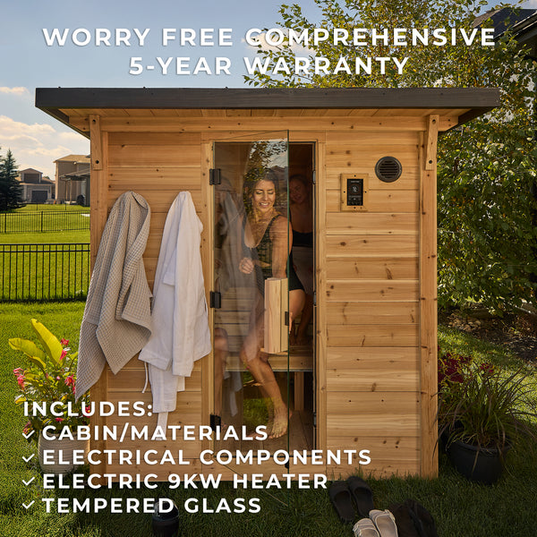 Henley Outdoor Cabin Sauna – 4-6 Person – view 2