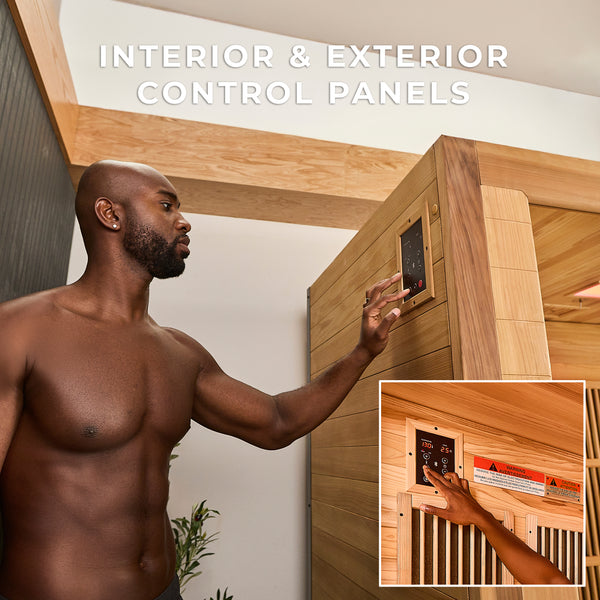 Rylan Indoor Infrared Corner Sauna – 4 Person – view 7