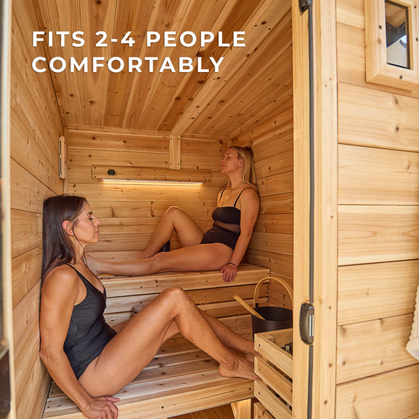 Henley Outdoor Cabin Sauna – 2-4 Person – view 7