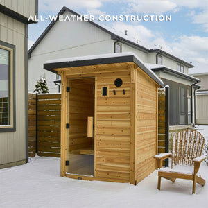 Henley Outdoor Cabin Sauna – 2-4 Person – view 5