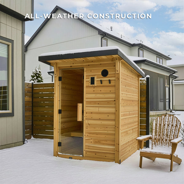 Henley Outdoor Cabin Sauna – 2-4 Person – view 5
