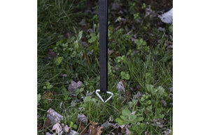 North Anchor Set anchor strap fitted to a trampoline leg