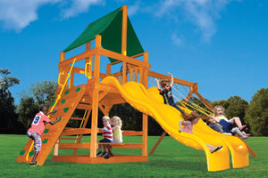 Original Fort Double Trouble Swingset Installation