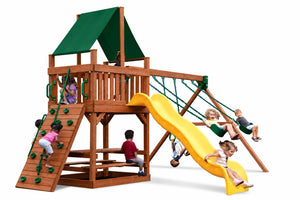 Original Fort Combo 2 Playset - Green w/ Yellow Slide