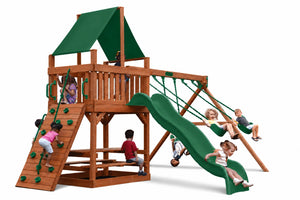 Original Fort Combo 2 Playset - Green w/ Green Slide