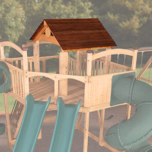 Treehouse XL Wrap Around Porch Wood Roof