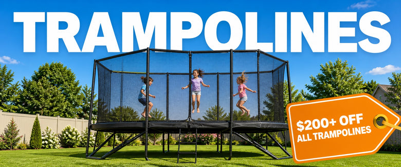 Trampolines: $200+ off all trampolines
