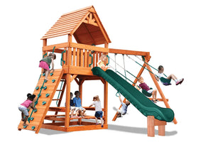 Turbo Original Fort Combo 2 Playset with Wood Roof - Green
