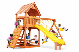 Turbo Original Fort Combo 2 Playset with Wood Roof - Yellow
