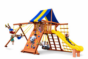 Turbo Original Playcenter Combo 2 Playset - Blue/Yellow