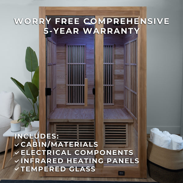 Rylan Indoor Infrared Sauna – 2 Person – view 2