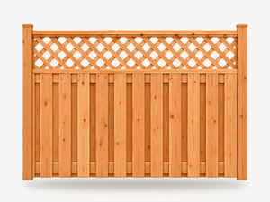 Shadow Box with Diagonal Lattice Top