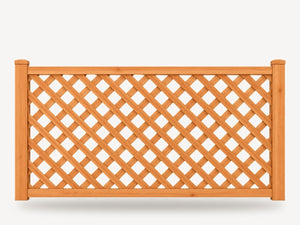 Lattice Garden Fence