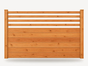 Horizontal w. Decorative Tops