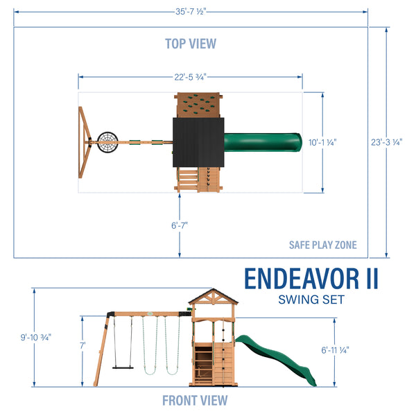 Endeavor II Swing Set – view 2